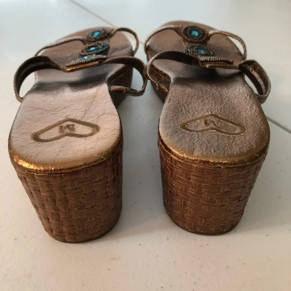 Madeline Stuart Wedge Embellished Sandals
